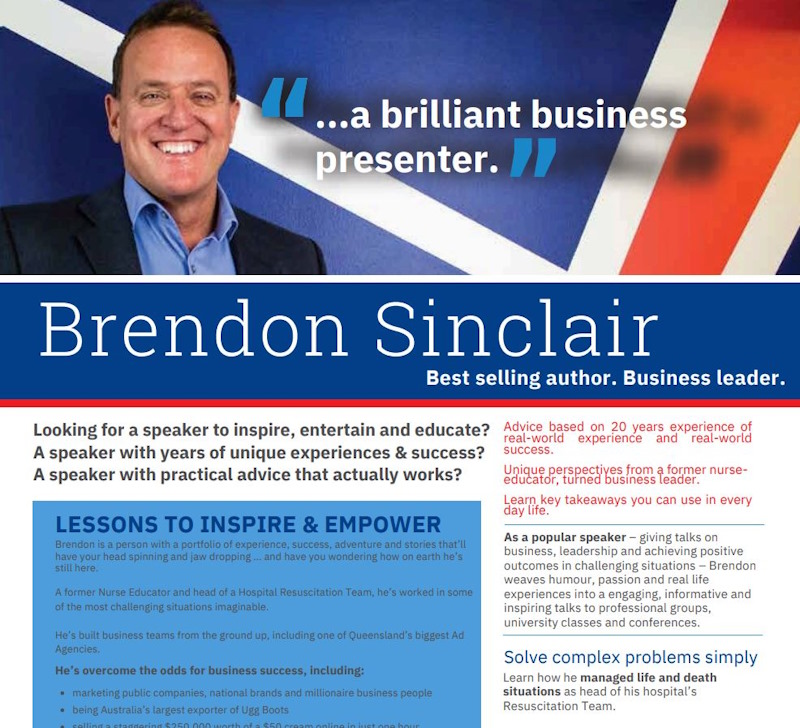 Brendon Sinclair - Speaker